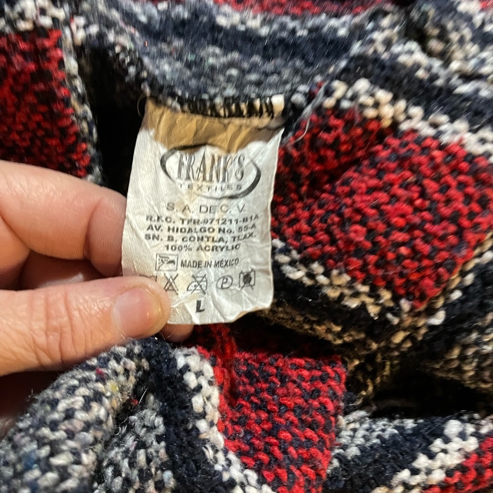 Saddle blanket jacket. Rug jacket. Rodeo jacket - Picture 3 of 3